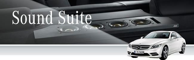 E-Class Sound Suite Optional sound system